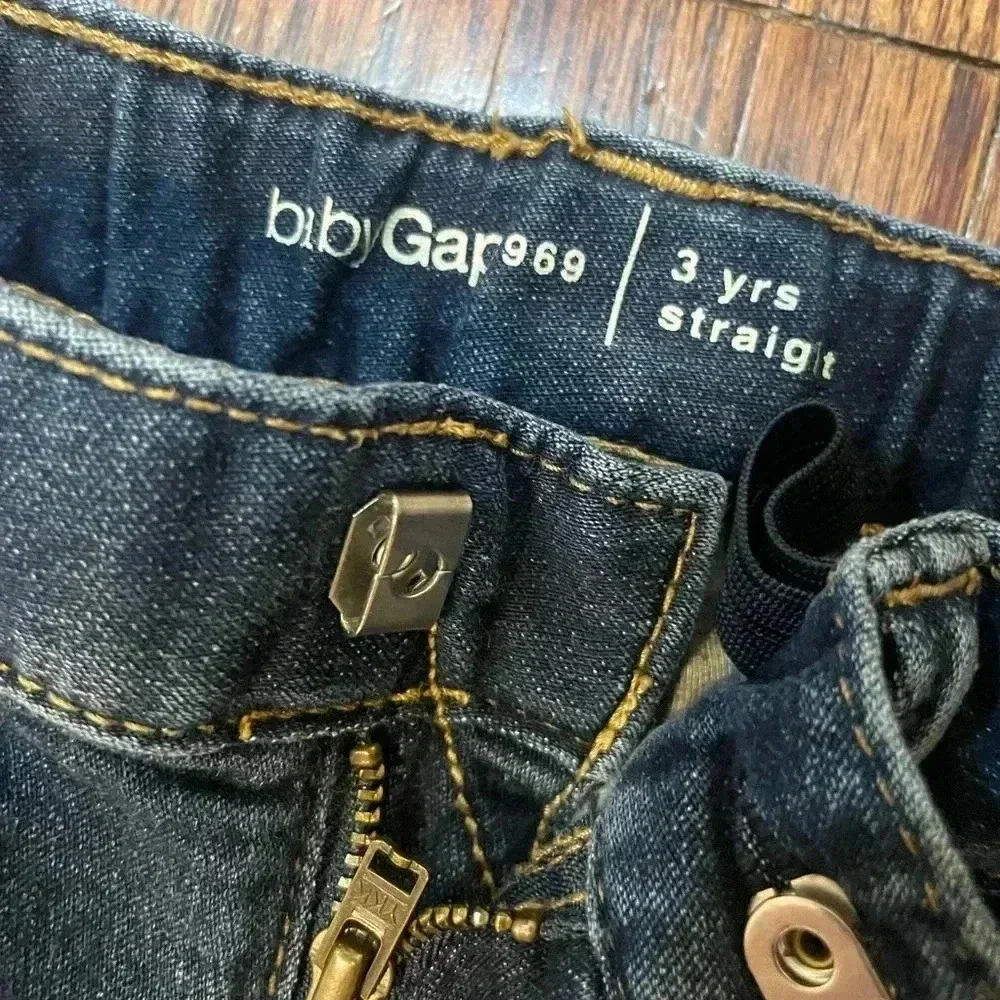 Boys Insulated Gap Adjustable Waist Jeans Size 3/3T